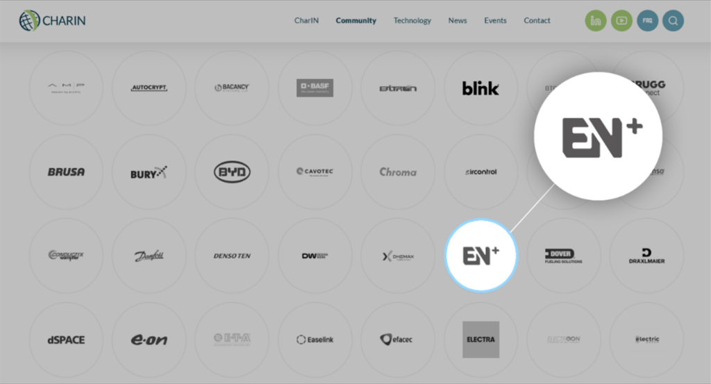 en plus joins charin charging interface initiative