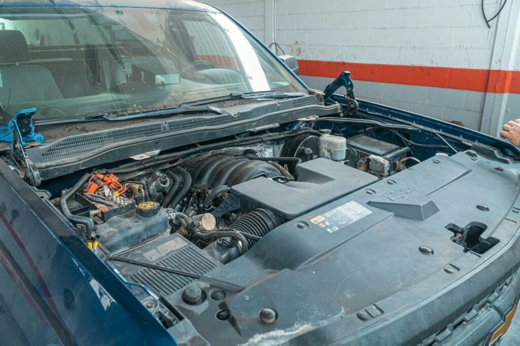 electric car internal structure