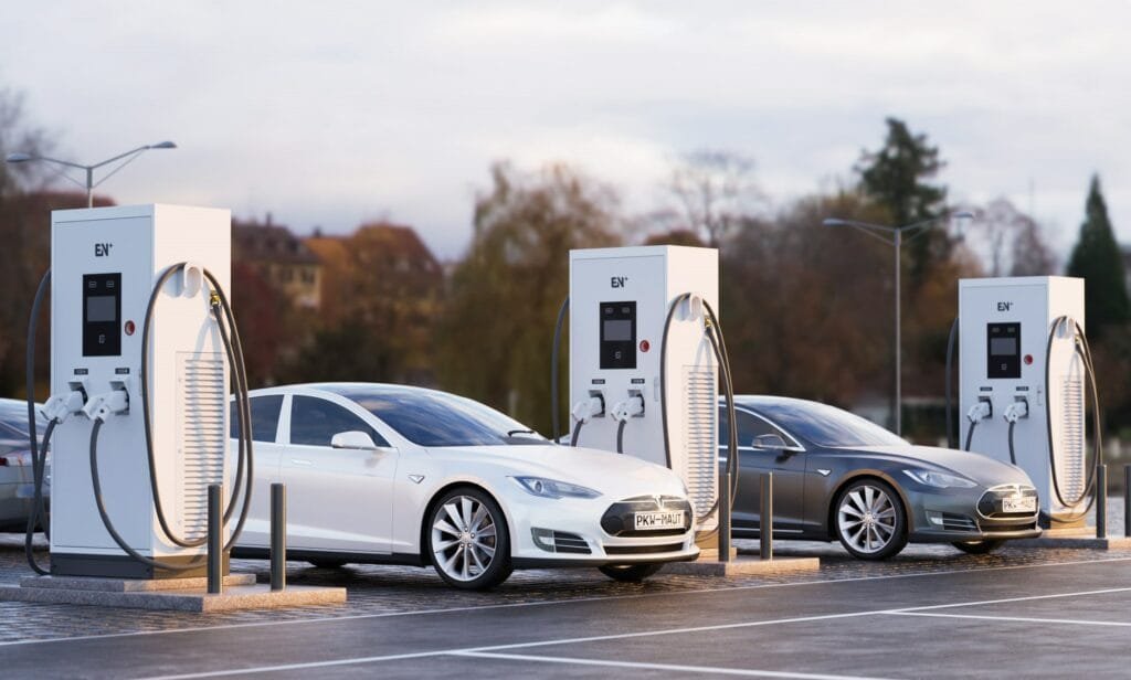 borne de recharge publique pour véhicules électriques