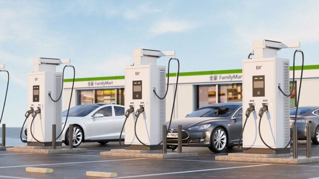 Solution de recharge rapide EN Plus EV DC