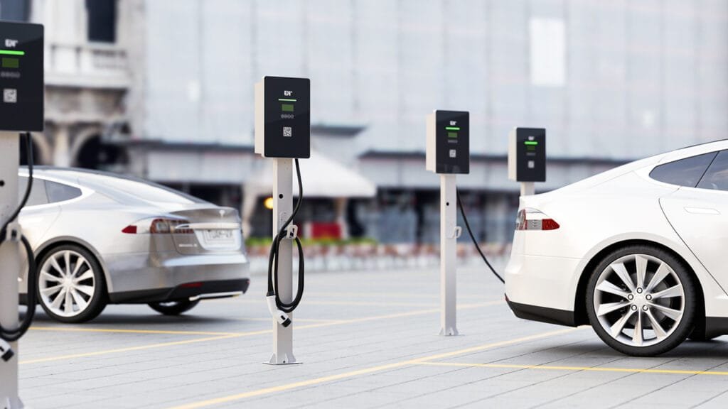 EN Plus ev piles de chargement