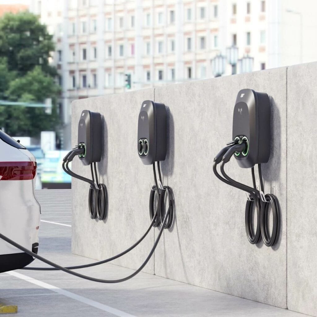 Wallbox Charging Nano Duo Wallbox: Dual connector, Smart EV Charging