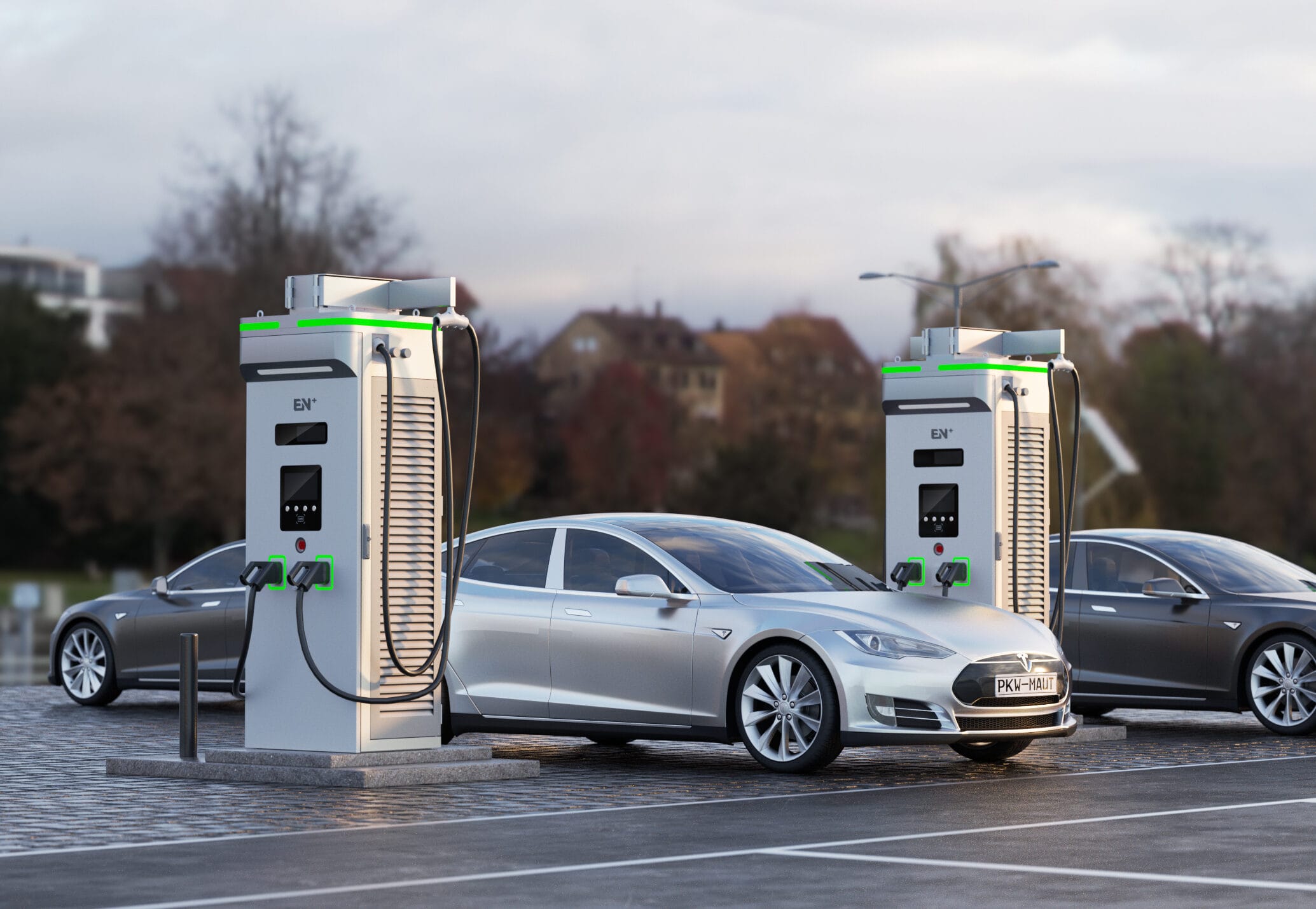 fast ev charging station