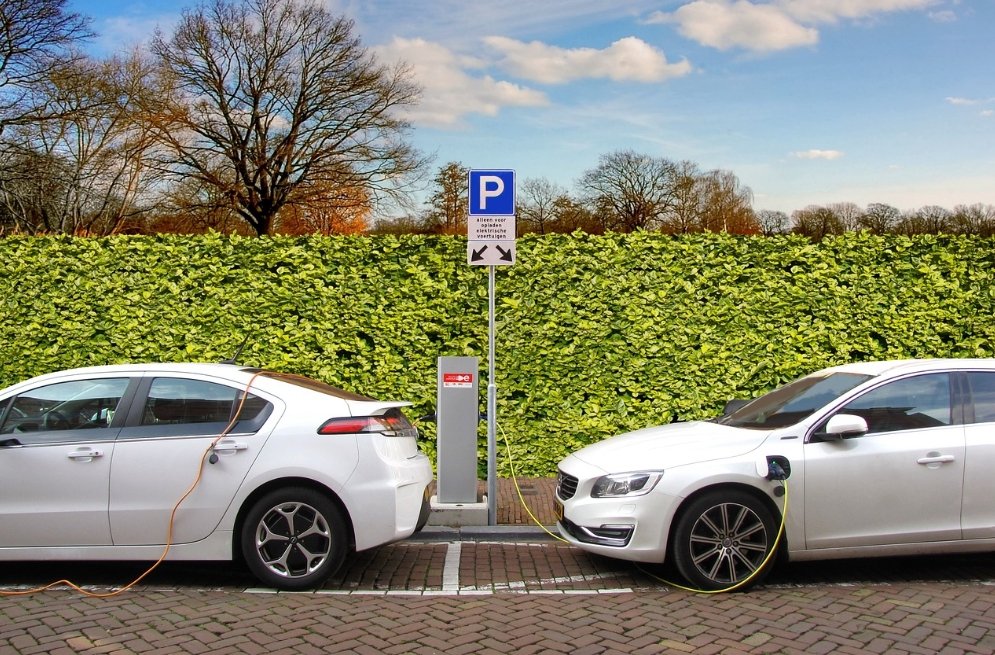 electric car charging spot