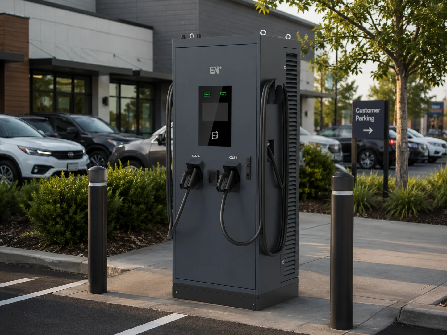 Turbo DC charger payment, QR, RFID and app operation