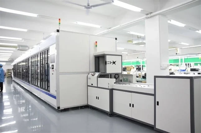 EN Plus automatic aging line