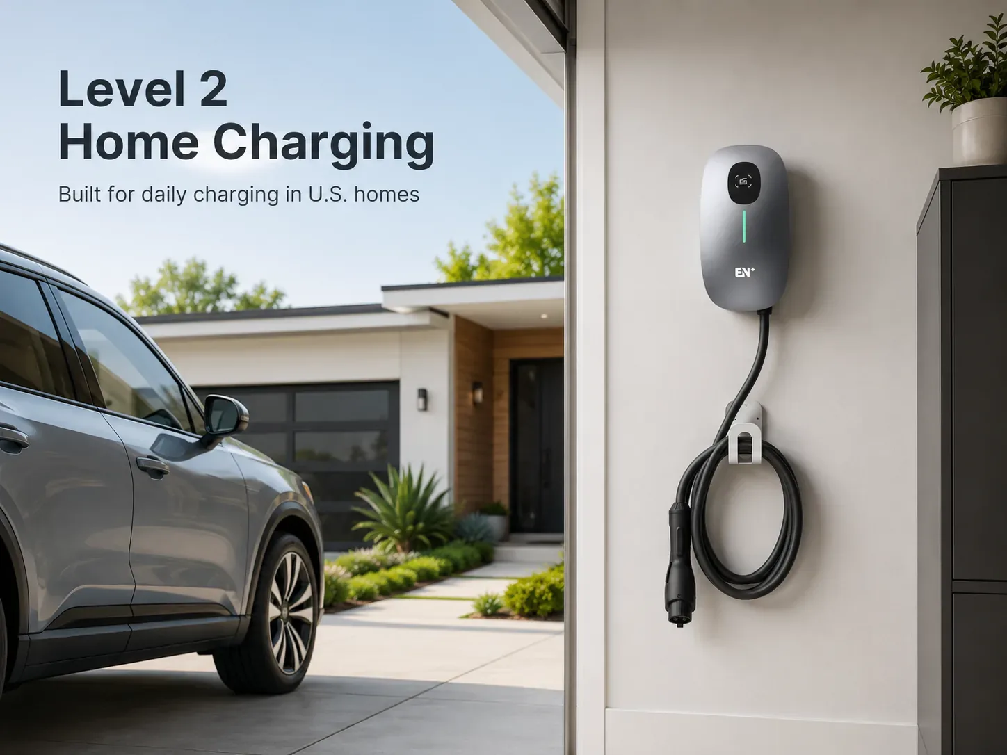 Silk Series Level 2 home charging scene