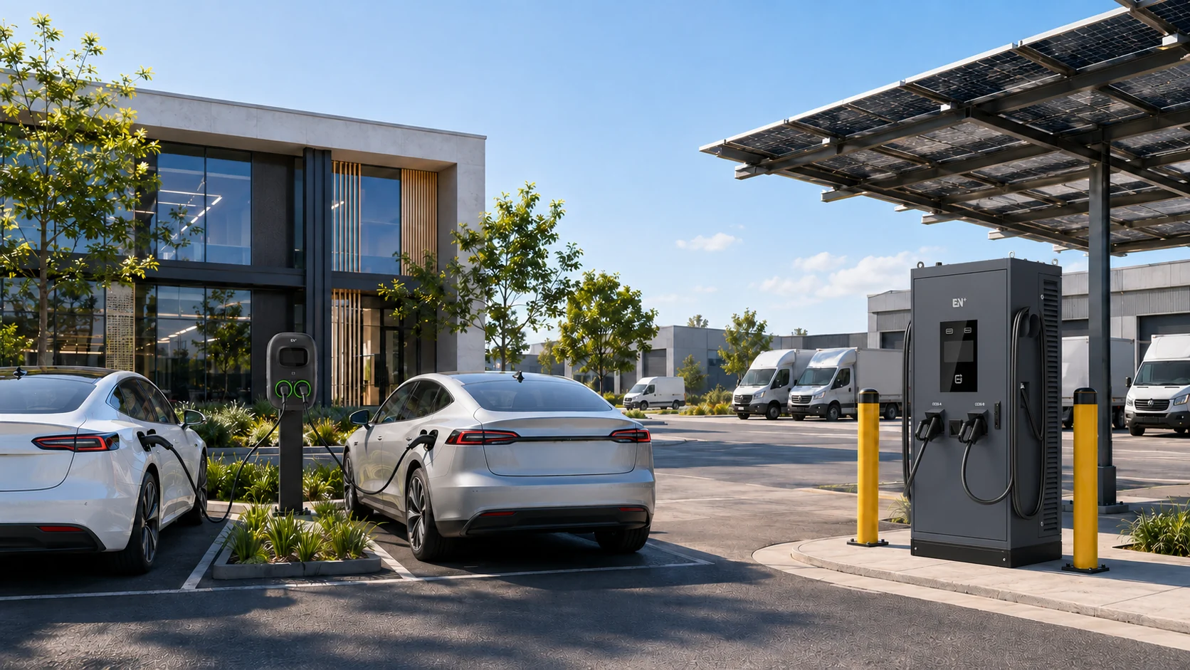 Australia commercial AC and DC EV charging banner